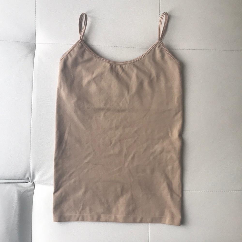 Bcbg insert cami- with bra inside